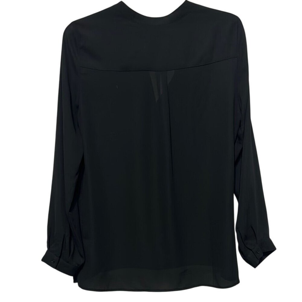 Emma & Olivia Classic Black V-Neck 3/4 Sleeve Blouse, Women's Medium - Picture 5 of 7
